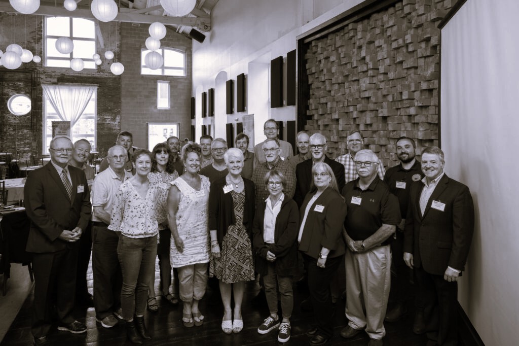 A group photo of Ecomaine's board members at the 2025 Annual Board Meeting